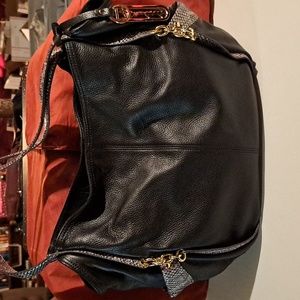 B Makowsky leather handbag